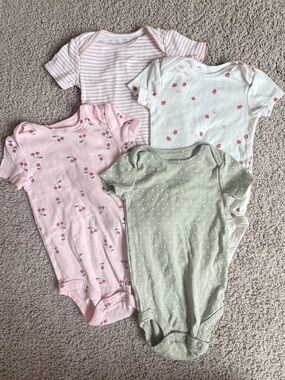 Baby girl 12m onsie bundle